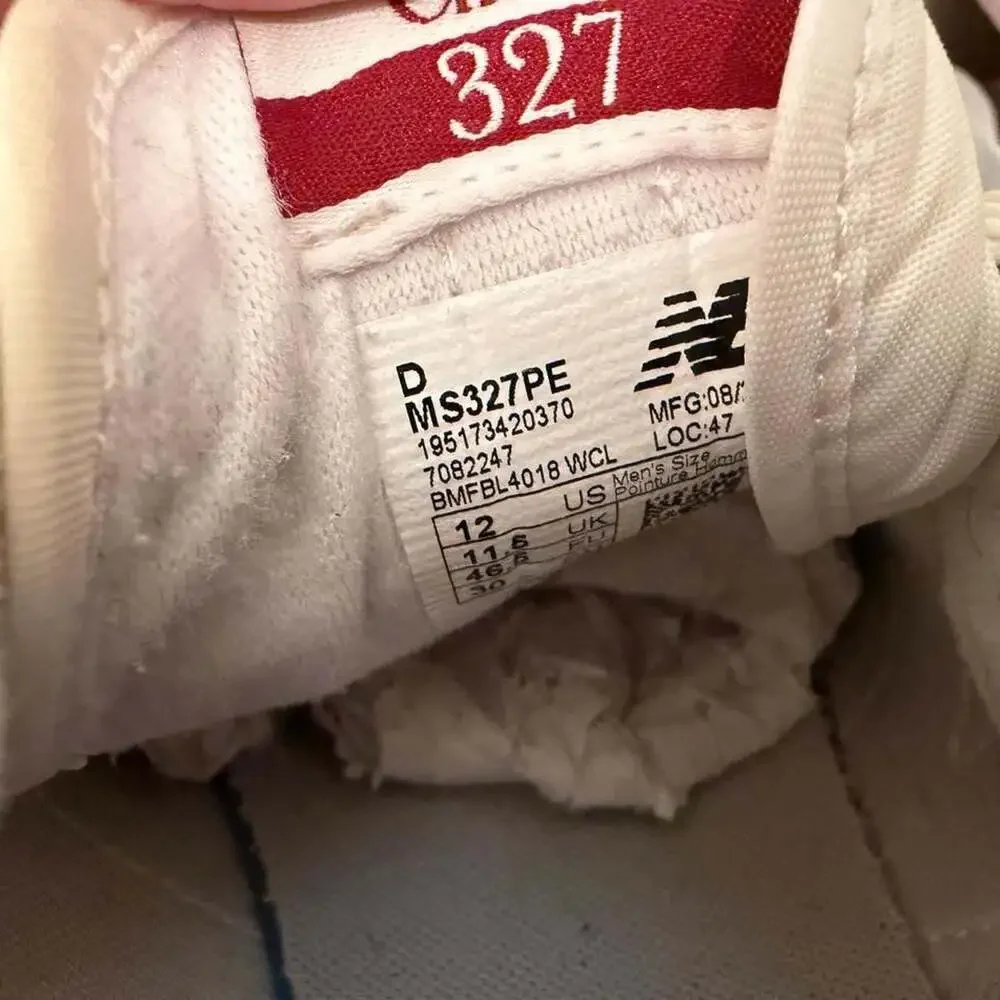 New Balance 327 Color Pack Sneakers White Red